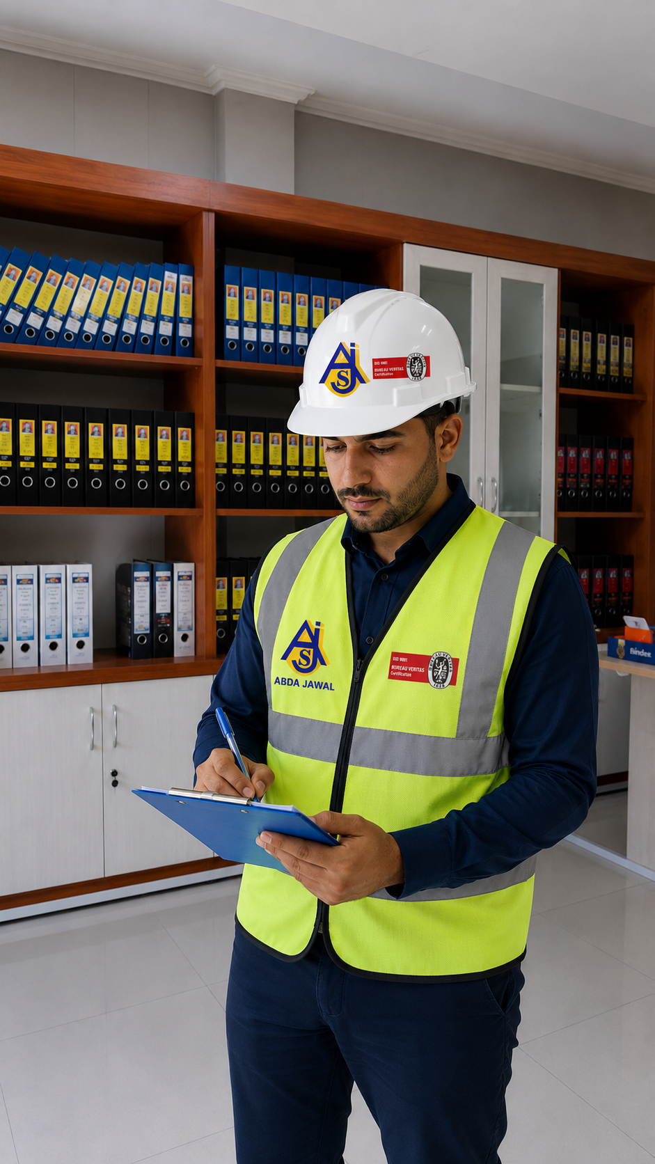 Superviseur ABDA JAWAL en contrôle terrain